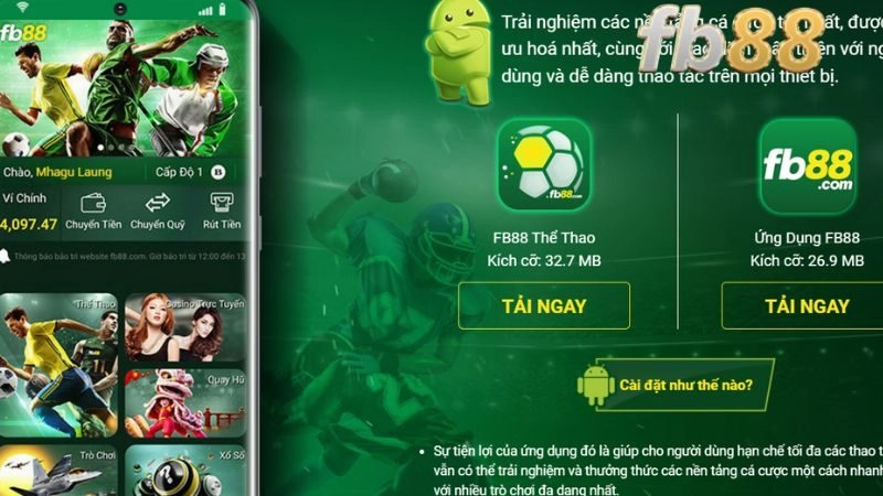 Hướng dẫn tải app fb88 trên Android, iOS và APK